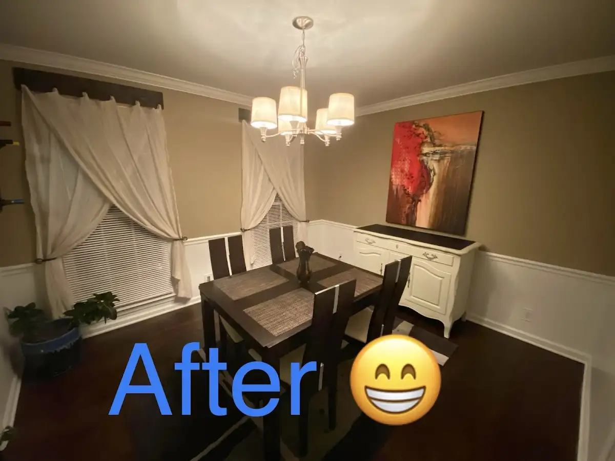 Professional dining room restoration after water damage in Jasper